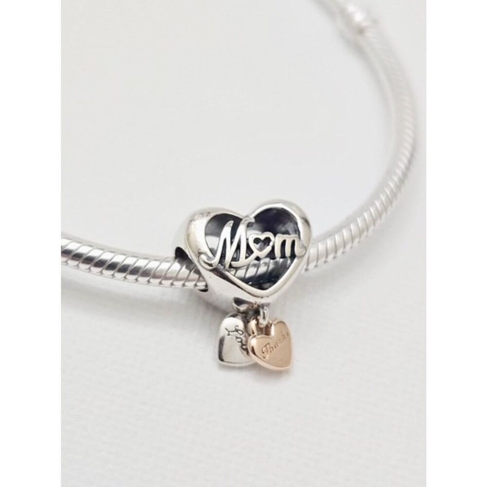 Pandora Thank You Mom Herat Charm